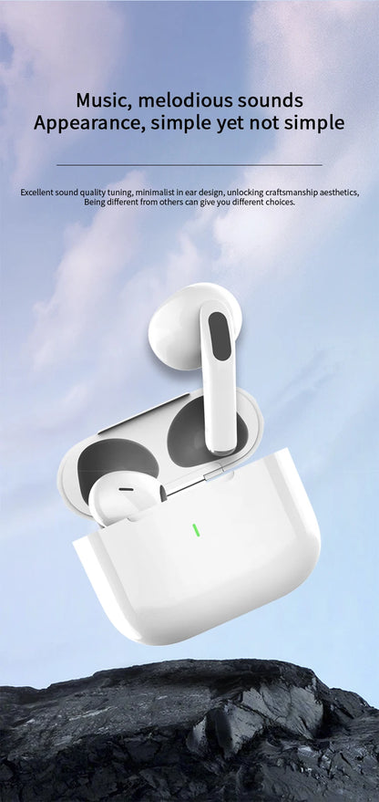 Auriculares Bluetooth 5.3 con Cancelación de Ruido ANC – TWS Inalámbricos, 72h Batería, para iPhone y Android