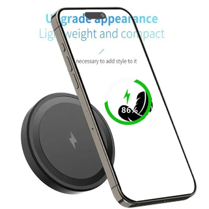 Base de Carga Inalámbrica Rápida 30W – Compatible con iPhone 12-17, AirPods y Samsung Galaxy