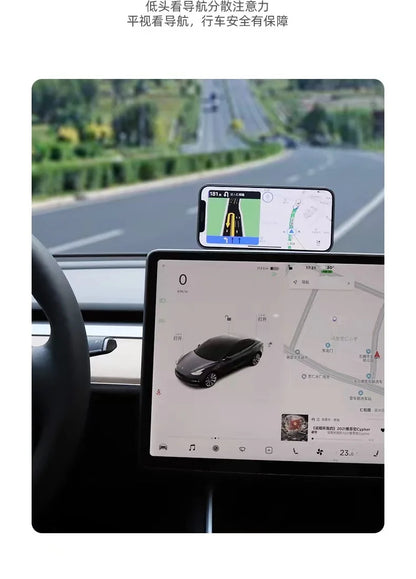 Soporte Magnético para Coche y portatil – Compatible con MagSafe, Tesla Model 3/Y/X/S e iPhone 14/13/12