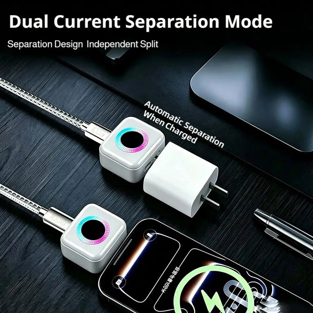 Protector de Carga Automático 140W – Corte Inteligente, Anticarga Excesiva, Adaptador USB-C