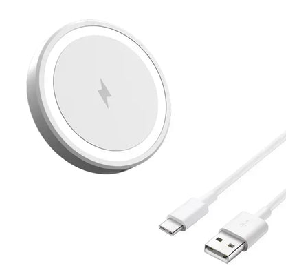 Base de Carga Inalámbrica Rápida 30W – Compatible con iPhone 12-17, AirPods y Samsung Galaxy