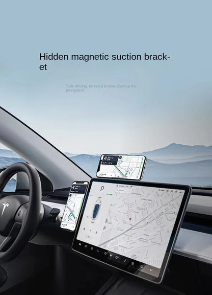 Soporte Magnético para Coche y portatil – Compatible con MagSafe, Tesla Model 3/Y/X/S e iPhone 14/13/12