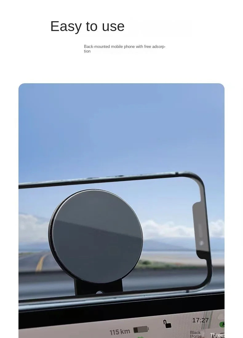 Soporte Magnético para Coche y portatil – Compatible con MagSafe, Tesla Model 3/Y/X/S e iPhone 14/13/12