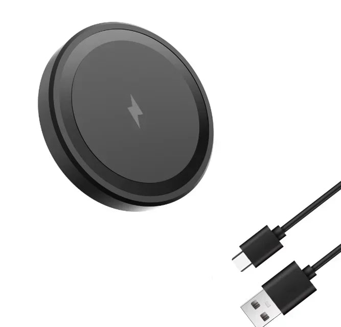 Base de Carga Inalámbrica Rápida 30W – Compatible con iPhone 12-17, AirPods y Samsung Galaxy